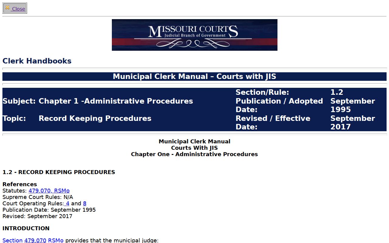 Arcadia court docket municipal backer sheet recordkeeping source